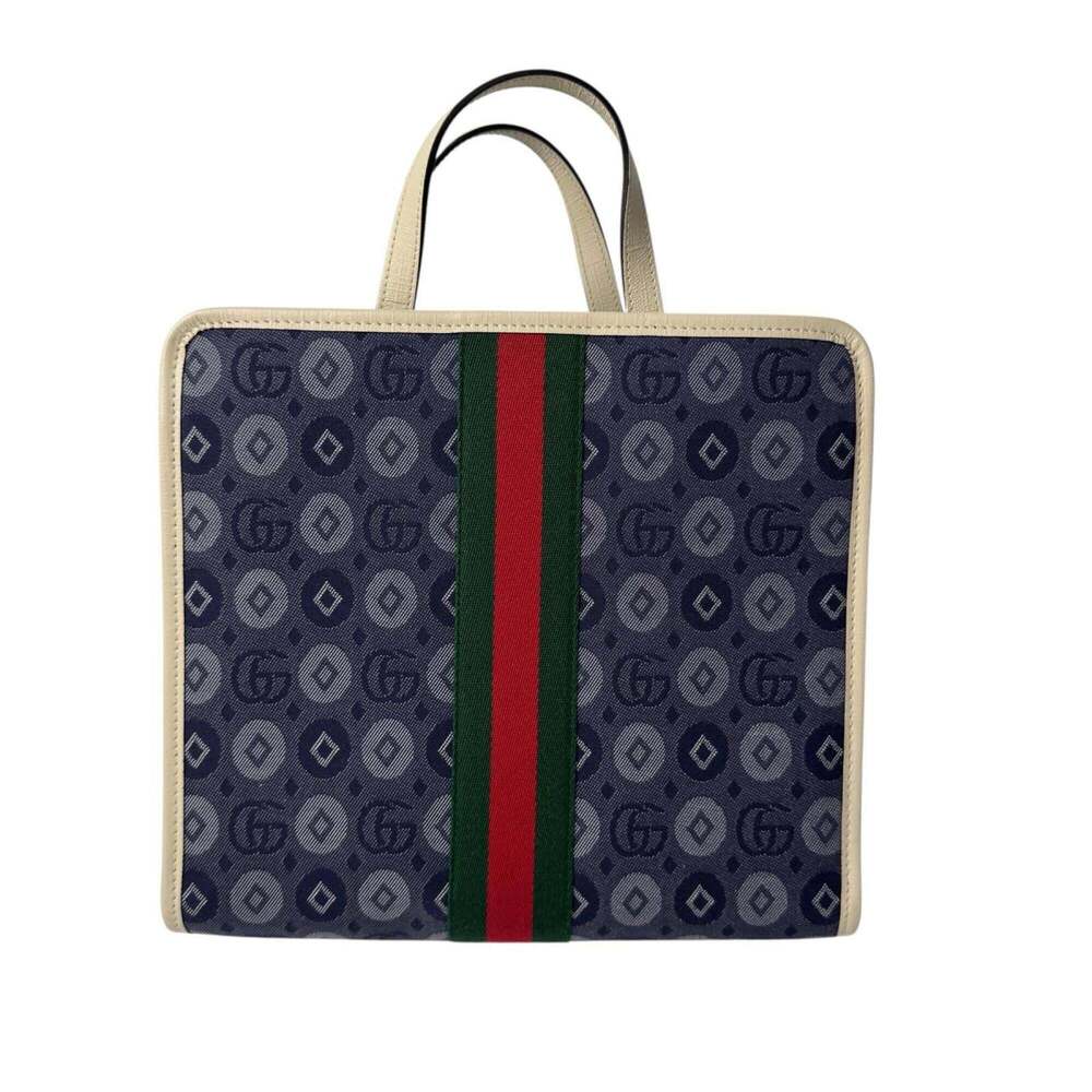 GUCCI Red Canvas Tote Bag - Picture 2 of 14